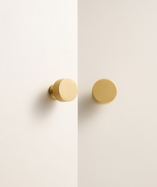 ISABEL | Satin Brass | Solid Brass Knob