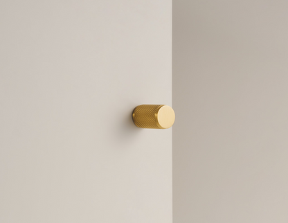 NADIA | Satin Brass | Solid Brass Knob
